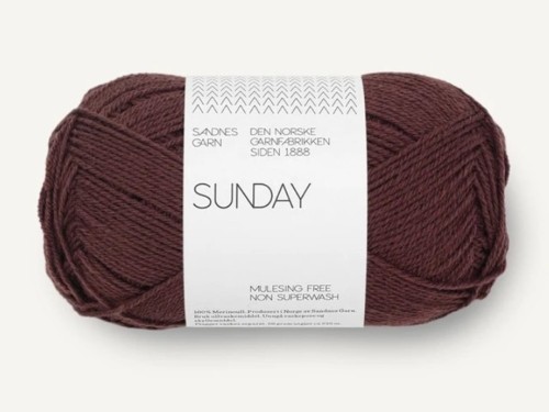 Włóczka Sandnes Garn Sunday brownie 4381