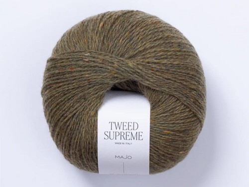 Włóczka Majo Garn Tweed Supreme avocado 705
