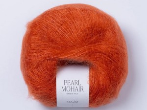 Włóczka Majo Garn Pearl Mohair terracota 301