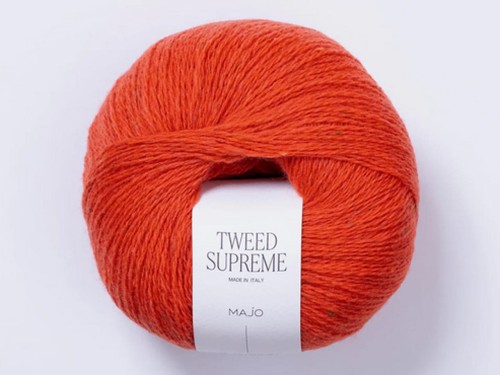 Włóczka Majo Garn Tweed Supreme poppy 300