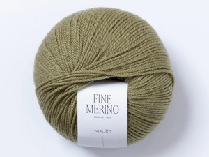 Włóczka Majo Garn Fine Merino olive 702