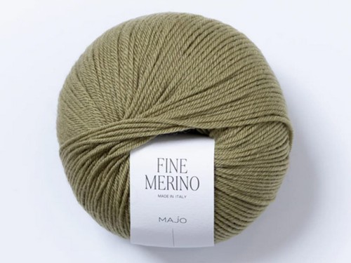 Włóczka Majo Garn Fine Merino olive 702