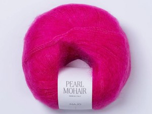 Włóczka Majo Garn Pearl Mohair 205 flamingo