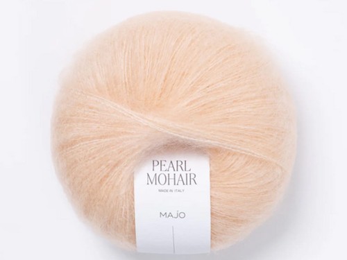 Włóczka Majo Garn Pearl Mohair 311 peach