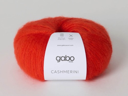 Włóczka Gabo Wool  Cashmerini 5301 szkarłatna czerwień
