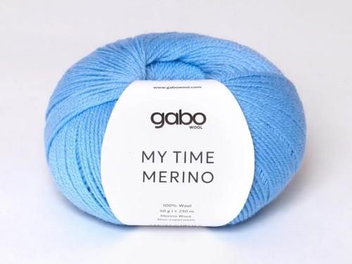 Włóczka Gabo Wool My Time Merino 9444 himalajski błękit