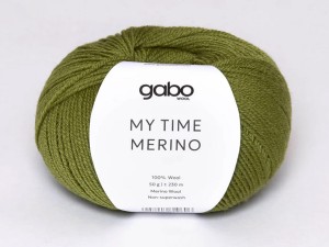 Włóczka Gabo Wool My Time Merino 9612 oliwkowa zieleń