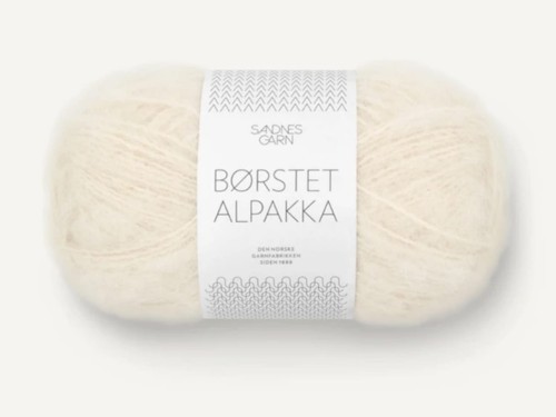 Włóczka Sandnes Garn Borstet Alpakka  1012 ecru