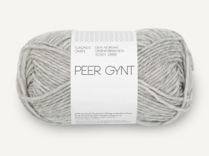 Włóczka Sandnes Garn Peer Gynt 1042 średni szary