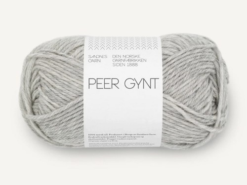 Włóczka Sandnes Garn Peer Gynt 1042 średni szary