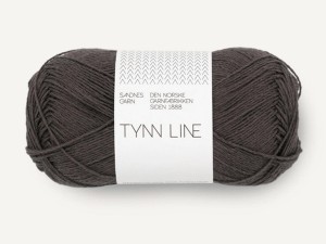 Włóczka Sandnes Garn Tynn  Line 2581 ciemny brąz