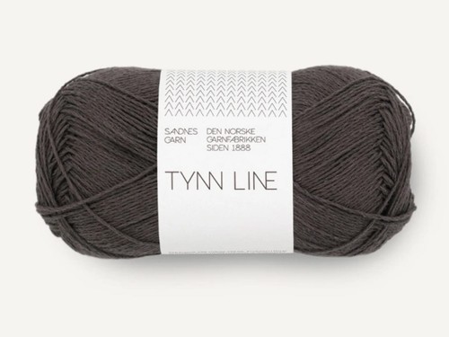 Włóczka Sandnes Garn Tynn  Line 2581 ciemny brąz