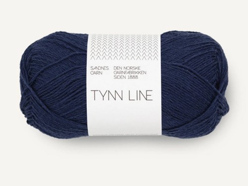 Włóczka Sandnes Garn Tynn  Line 6073 morski granat