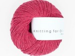 Włóczka  Knitting For Olive Pure Silk raspberry red