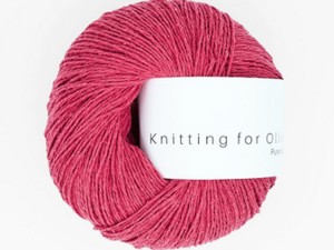 Włóczka  Knitting For Olive Pure Silk raspberry red