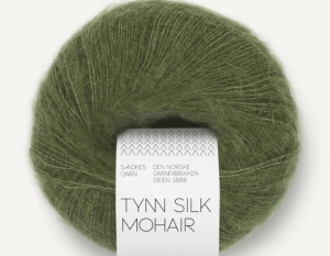 Włóczka Sandnes Garn Tynn Silk Mohair 9062 oliwka