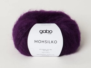 Włóczka Gabo Wool Mohsilko 4713 bakłażan