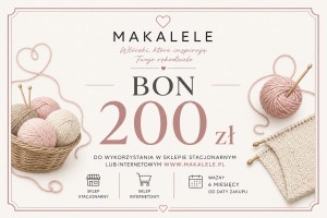 Bon prezentowy o wartości 200 zł