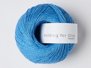 Włóczka  Knitting For Olive Pure Silk poppy blue