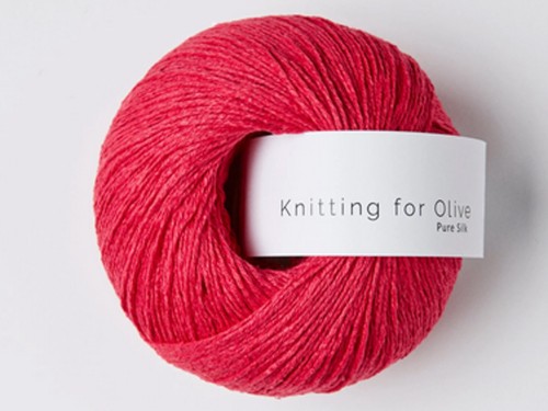 Włóczka  Knitting For Olive Pure Silk pink daisies