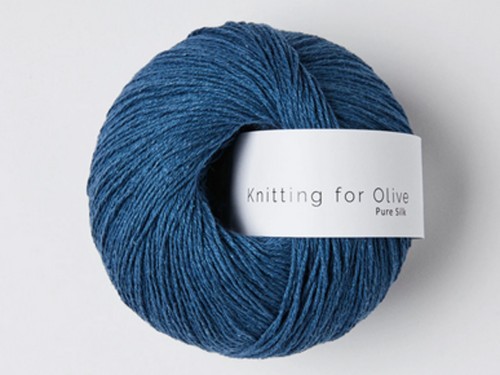 Włóczka  Knitting For Olive Pure Silk blue tit