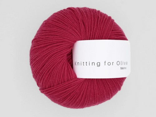 Włóczka  Knitting For Olive Merino raspberry red