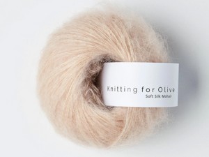 Włóczka  Knitting For Olive Soft Silk Mohair soft rose