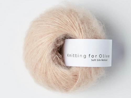 Włóczka  Knitting For Olive Soft Silk Mohair soft rose