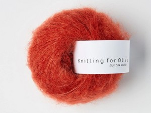 Włóczka  Knitting For Olive Soft Silk Mohair pomegranate