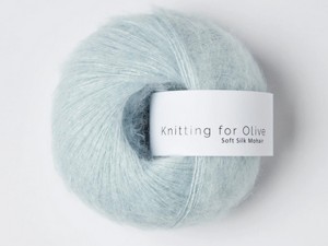 Włóczka  Knitting For Olive Soft Silk Mohair ice blue