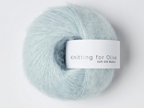 Włóczka  Knitting For Olive Soft Silk Mohair ice blue