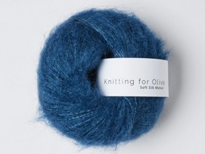 Włóczka  Knitting For Olive Soft Silk Mohair blue tit