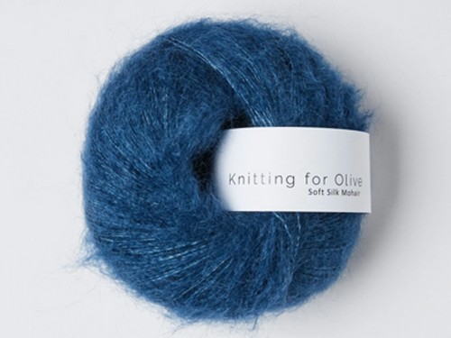 Włóczka  Knitting For Olive Soft Silk Mohair blue tit