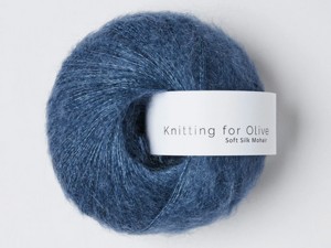 Włóczka  Knitting For Olive Soft Silk Mohair blue jeans