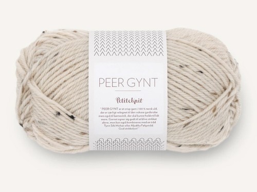 Włóczka Sandnes Garn Peer Gynt by PetiteKnit 2512 migdałowy tweed
