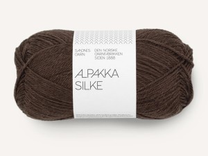 Włóczka Sandnes Garn Alpakka Silke 3591 melanżowy brąz