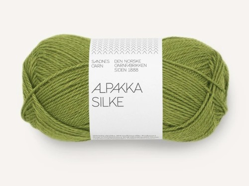 Włóczka Sandnes Garn Alpakka Silke 9564 matcha