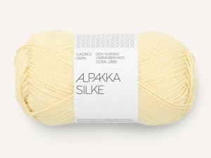 Włóczka Sandnes Garn Alpakka Silke 2112 maślany żółty