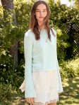 Wzór na druty bluzka Lyra Sweater 2604-05 Sandnes Garn