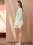 Wzór na druty bluzka Lyra Sweater 2604-05 Sandnes Garn