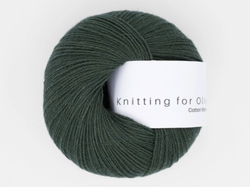 Włóczka  Knitting For Olive  Cotton Merino Bottle Green
