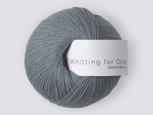 Włóczka  Knitting For Olive  Cotton Merino Elephant Blue