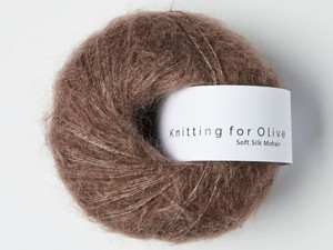Włóczka  Knitting For Olive Soft Silk Mohair plum clay