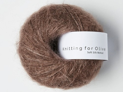 Włóczka  Knitting For Olive Soft Silk Mohair plum clay