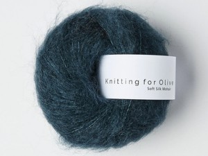 Włóczka  Knitting For Olive Soft Silk Mohair deep petroleum blue