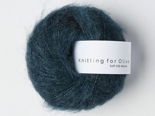 Włóczka  Knitting For Olive Soft Silk Mohair deep petroleum blue