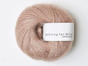 Włóczka  Knitting For Olive Soft Silk Mohair rose clay