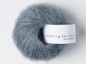 Włóczka  Knitting For Olive Soft Silk Mohair dusty petroleum blue