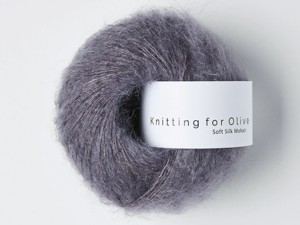 Włóczka  Knitting For Olive Soft Silk Mohair dusty violet