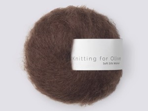 Włóczka  Knitting For Olive Soft Silk Mohair chocolate